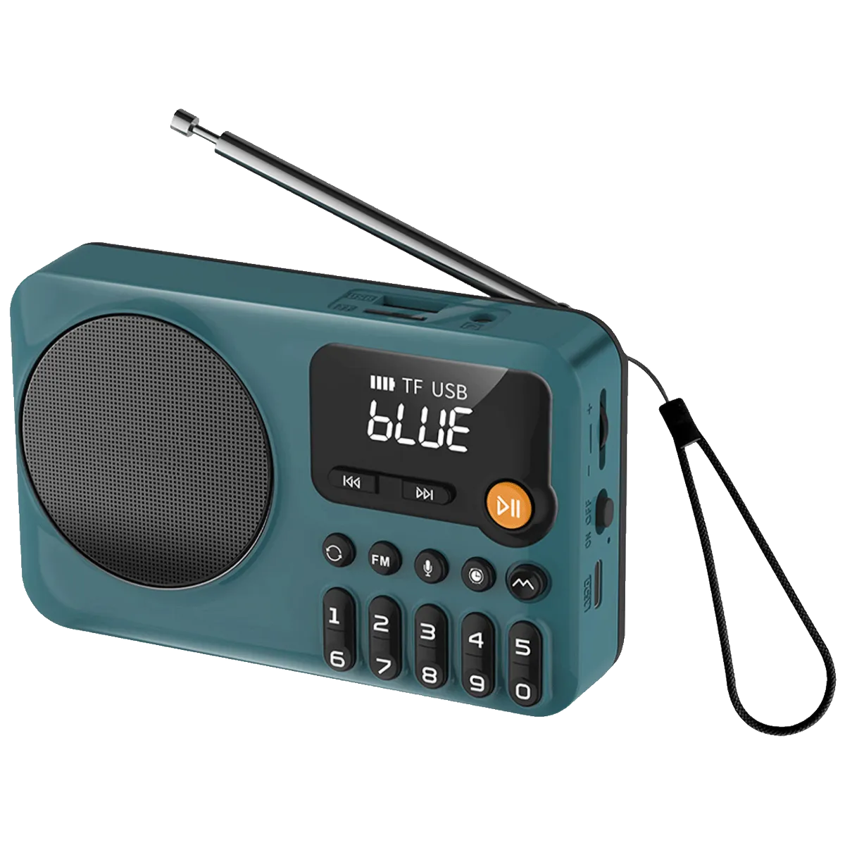MeanIT Zvučnik bežični, FM radio, Bluetooth, USB, TF Card - B6