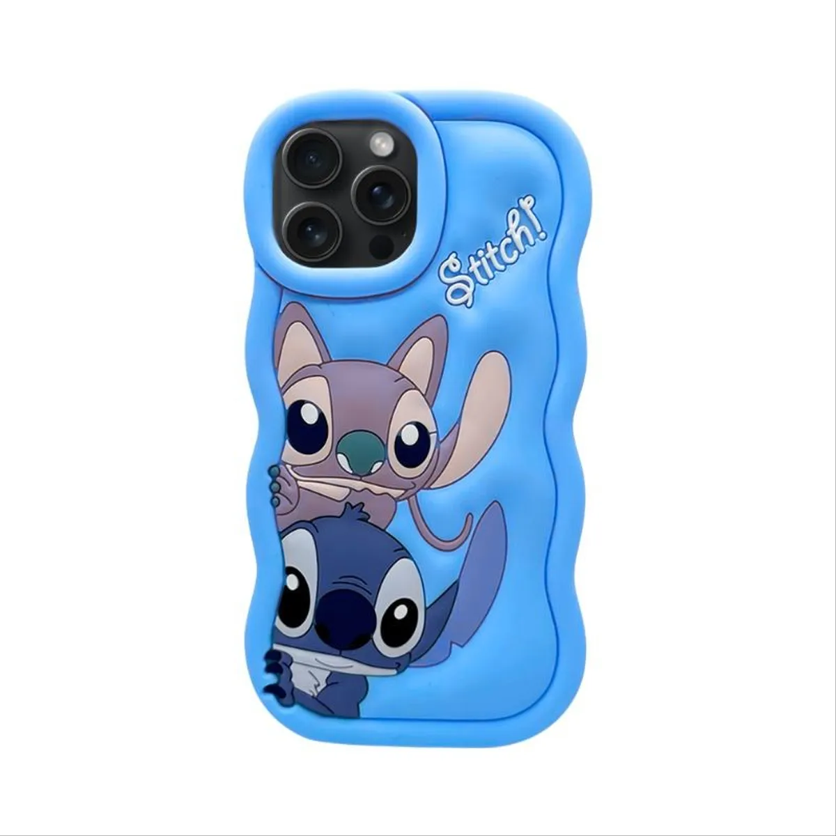 Silikonska maska Stitch iPhone 16 Plava