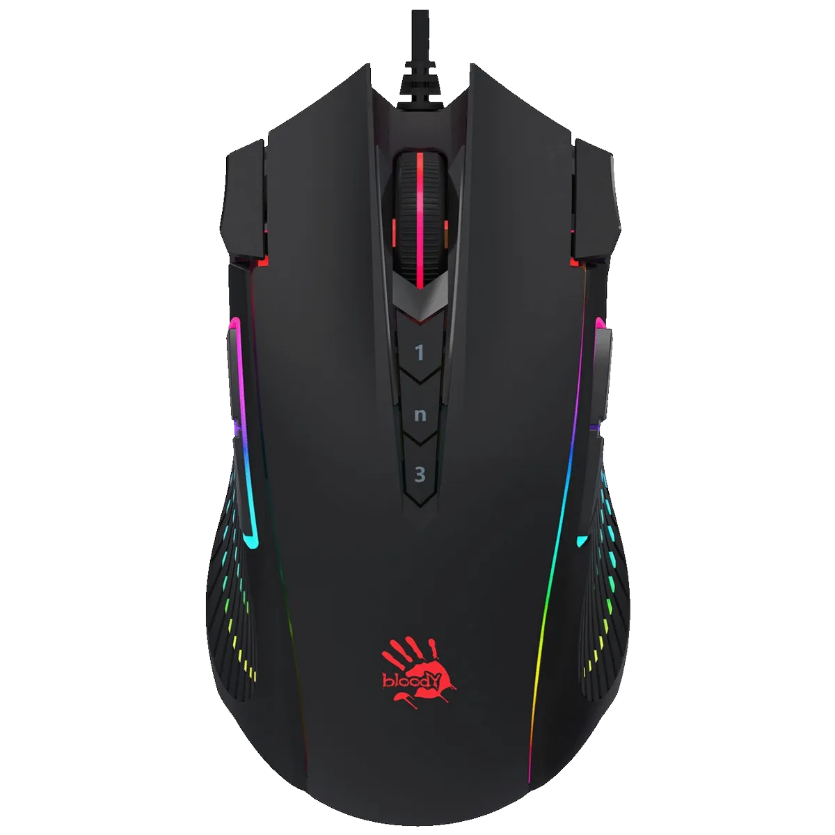 Bloody Miš optički, gaming, 8.000 dpi, RGB, USB - A4-J90S