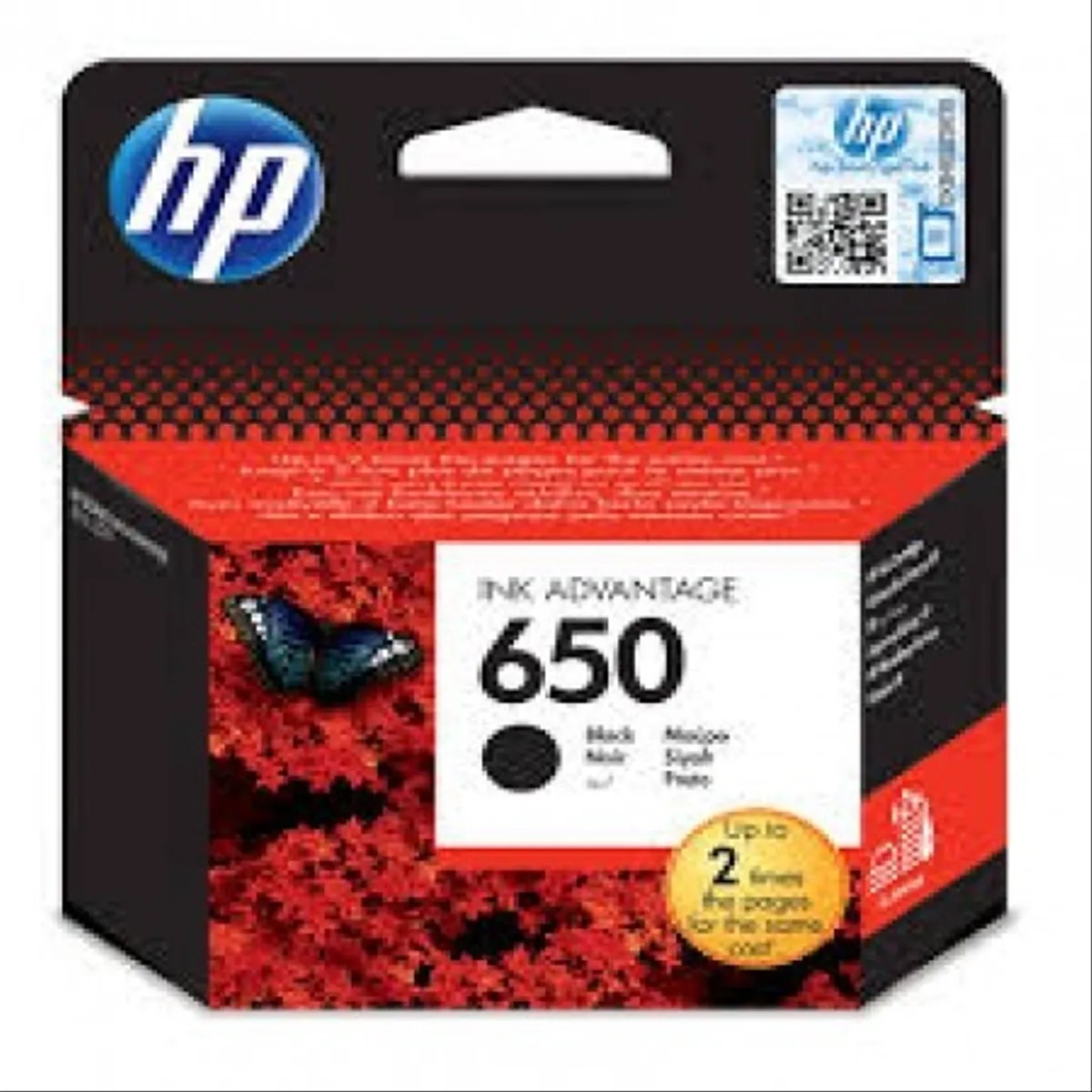 HP Cartridge CZ101AE No.650 Black