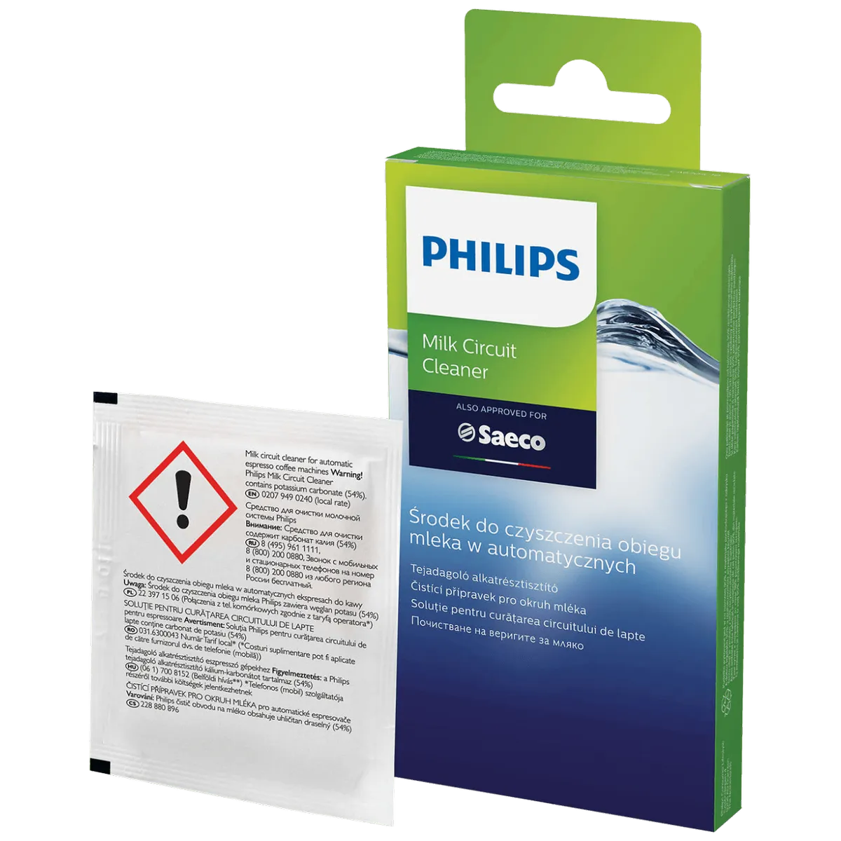 Philips Vrećice sa sredstvom za čišćenje sklopa za mlijeko, 6 kom - CA6705/10