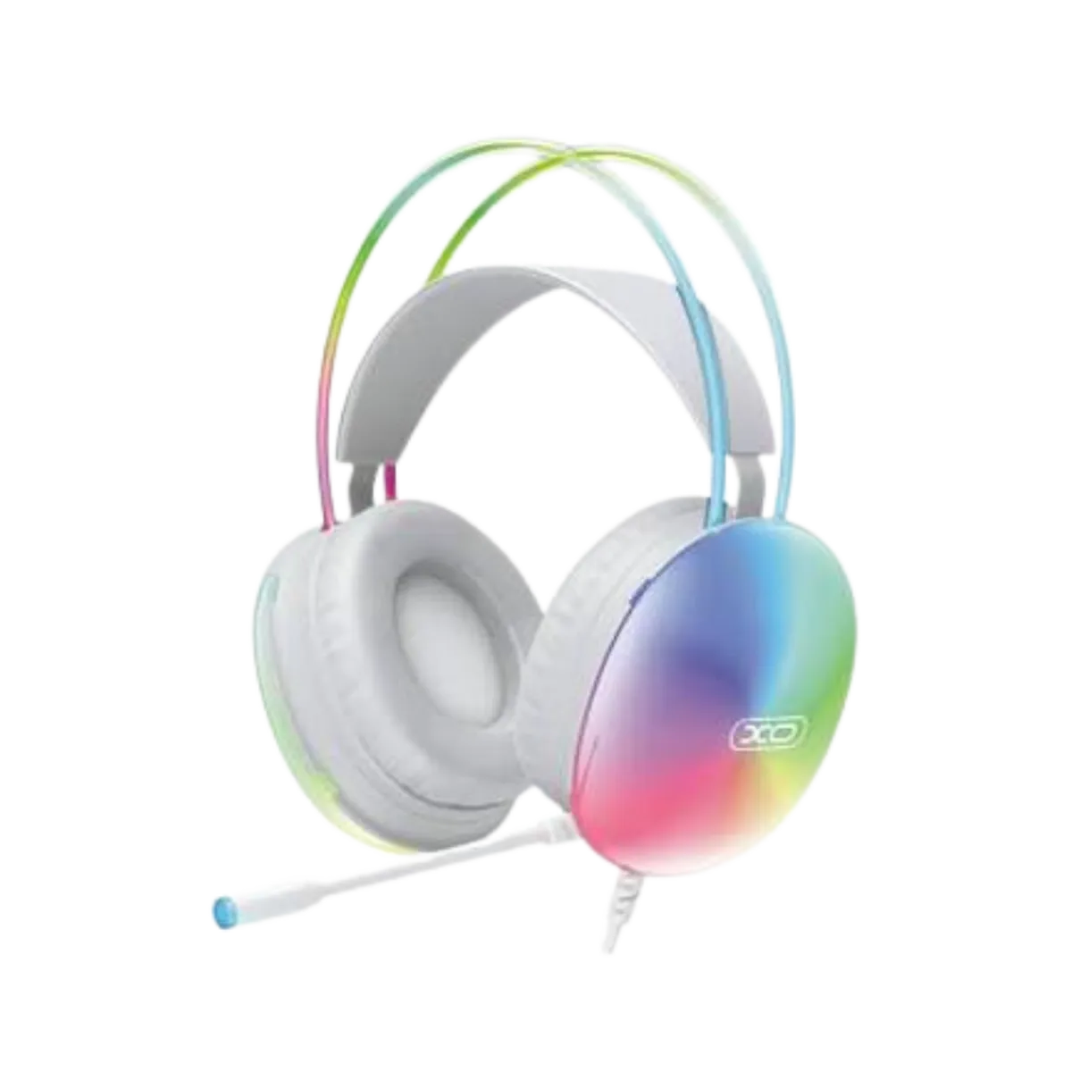 Slusalice XO GE11 RGB Gaming + microphone (usb+3.5mm) White