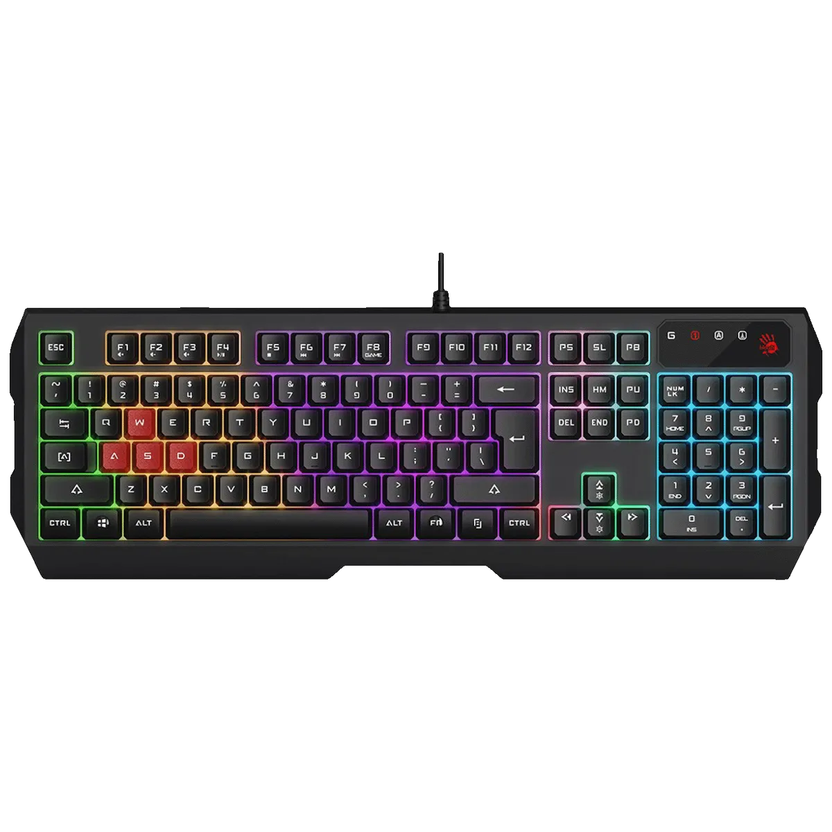 Bloody Tastatura sa Neon LED osvjetljenjem, gaming, USB - A4-B135N