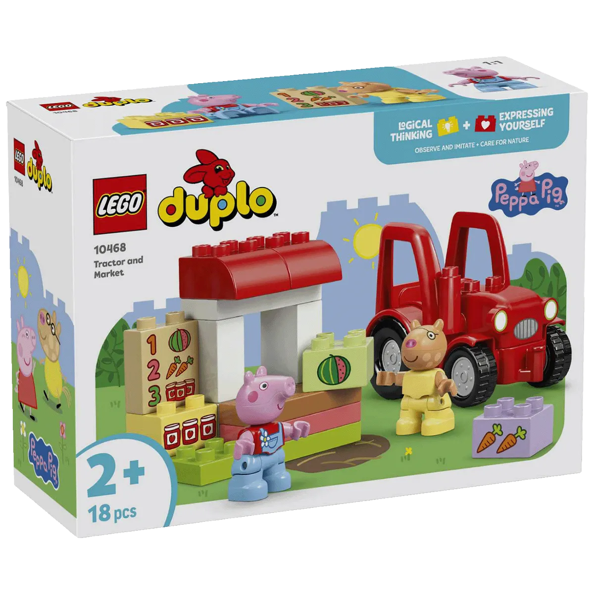 Lego Traktor i štand na pijaci, LEGO Duplo