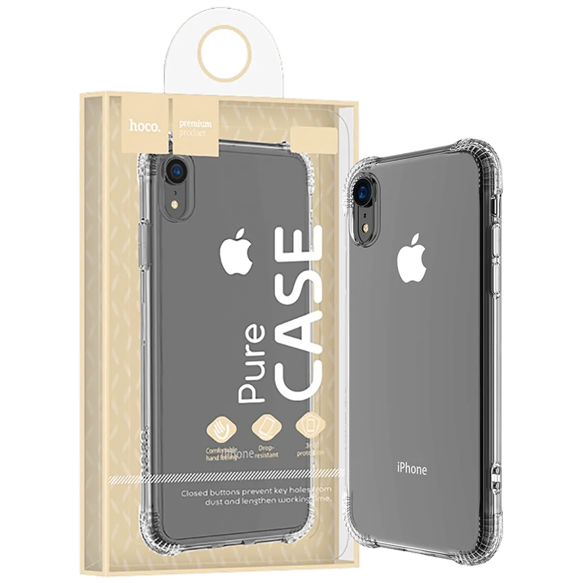 hoco. Maska za iPhone XR, transparent - Armor series Case iPhone XR