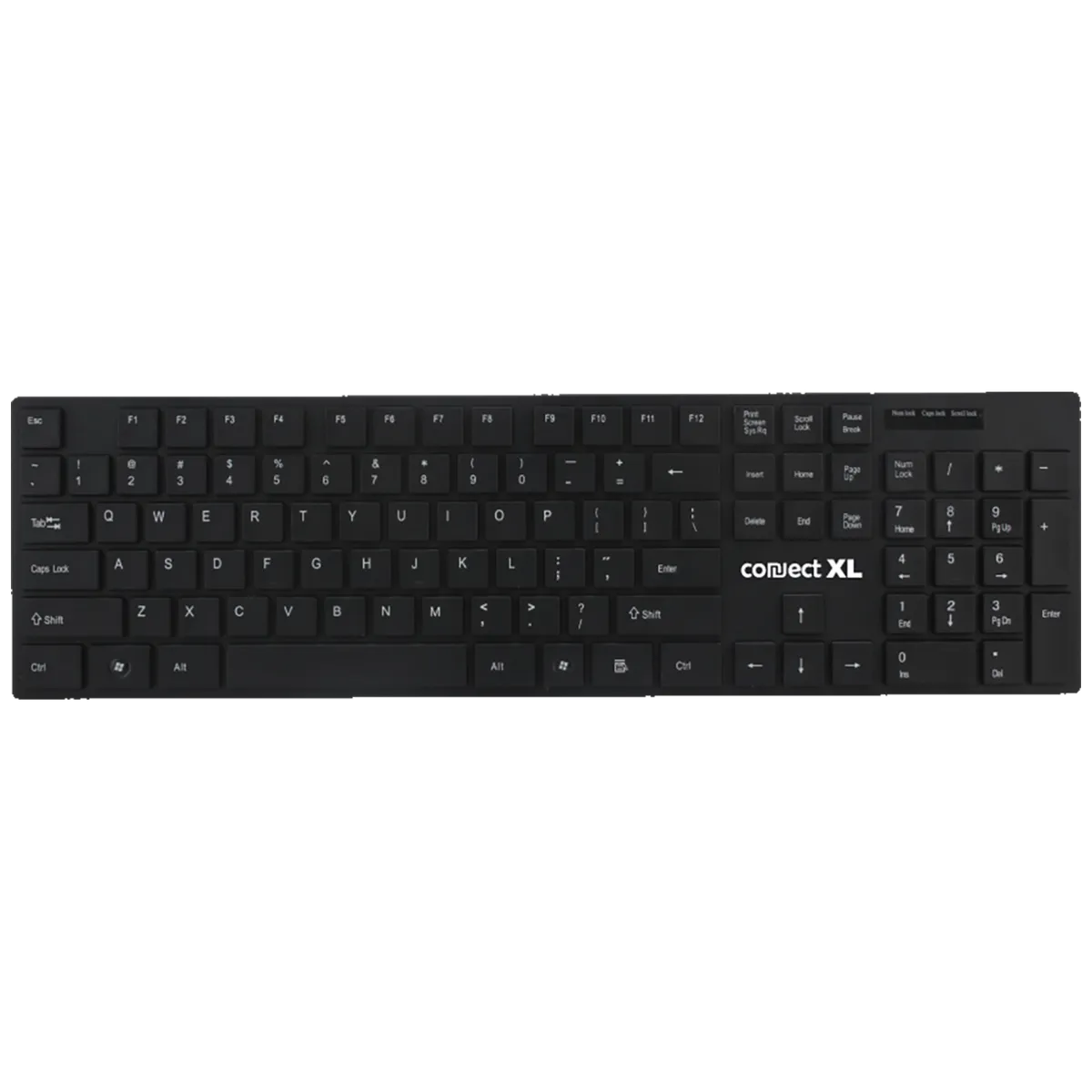 Connect XL Tastatura sa multimedijalnim tipkama, USB, SLIM, crna boja - CXL-K300