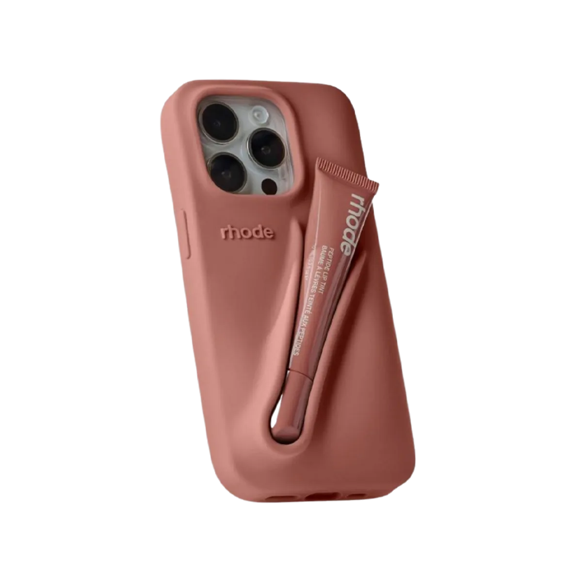 Samsung S25 Rhode Lip Case Peach