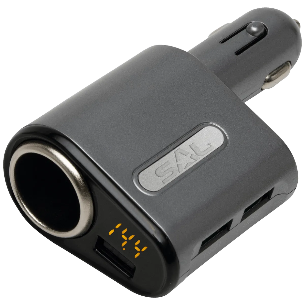 SAL Auto punjač za smartphone, 5V / 3.1 A max., 3 x USB - SA 061