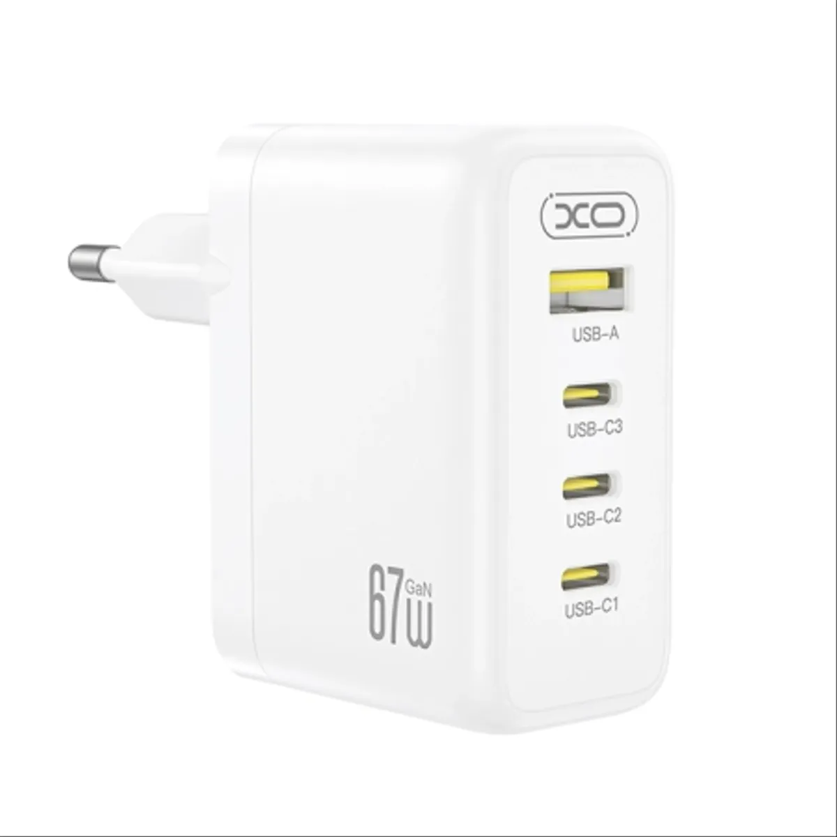 XO Charger CE39 3x USB-C + USB-A 67W Fast Charger
