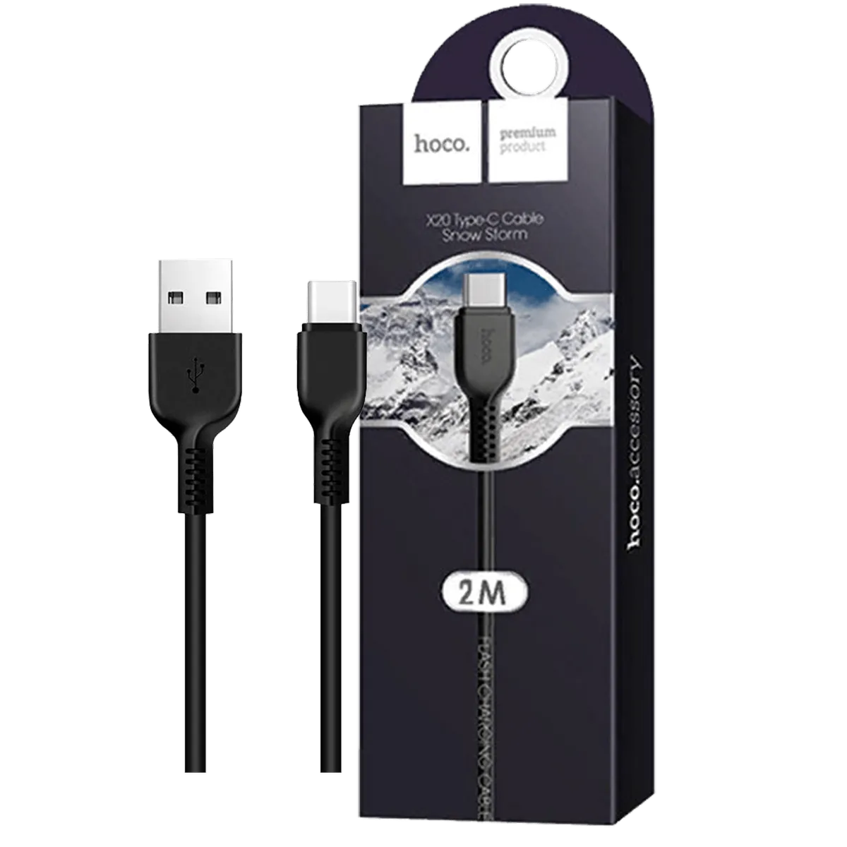 hoco. USB kabl za smartphone , USB type C, 2 met. dužina - X20 Flash type C