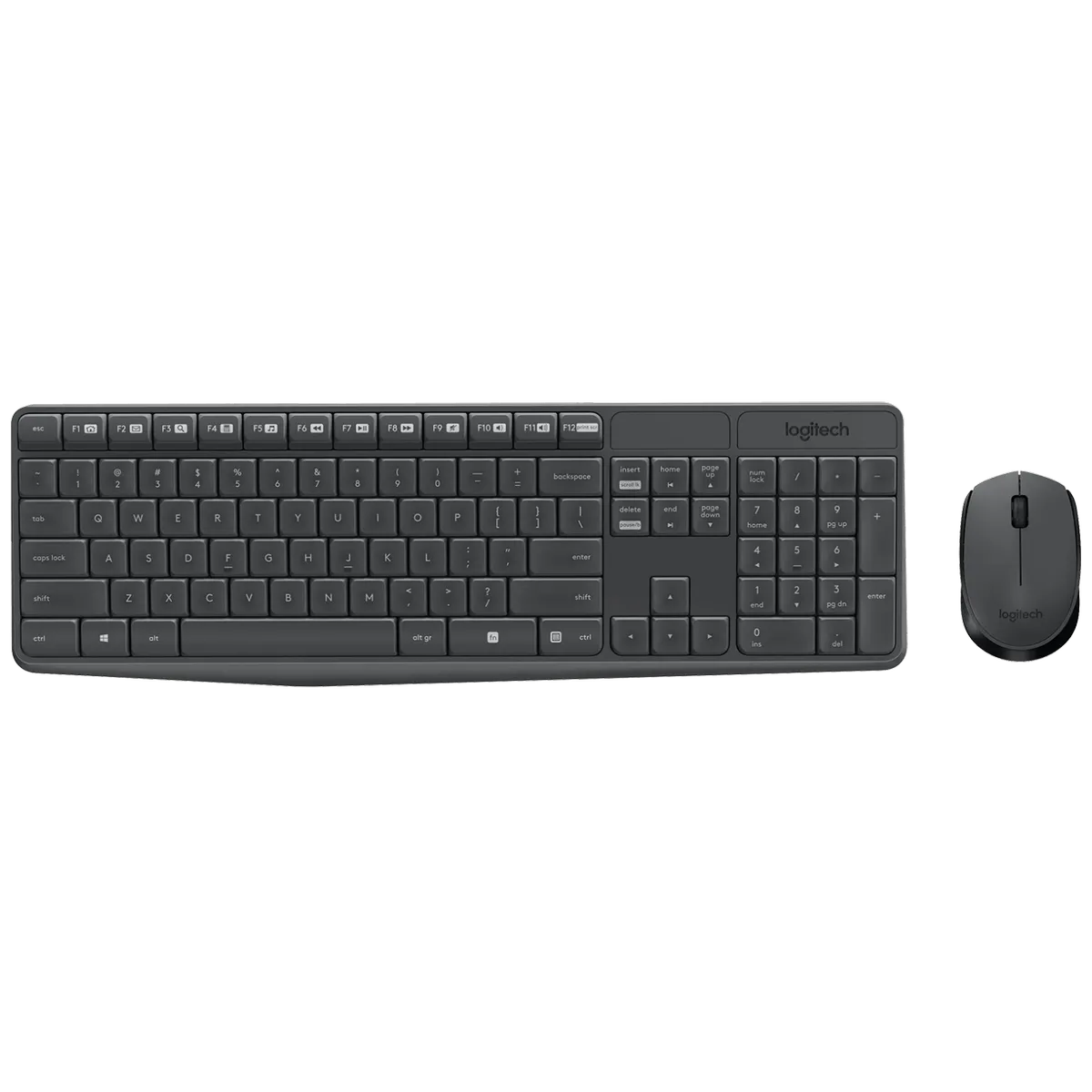 Logitech Tastatura + miš, bežični set, 2.4 GHz - MK235