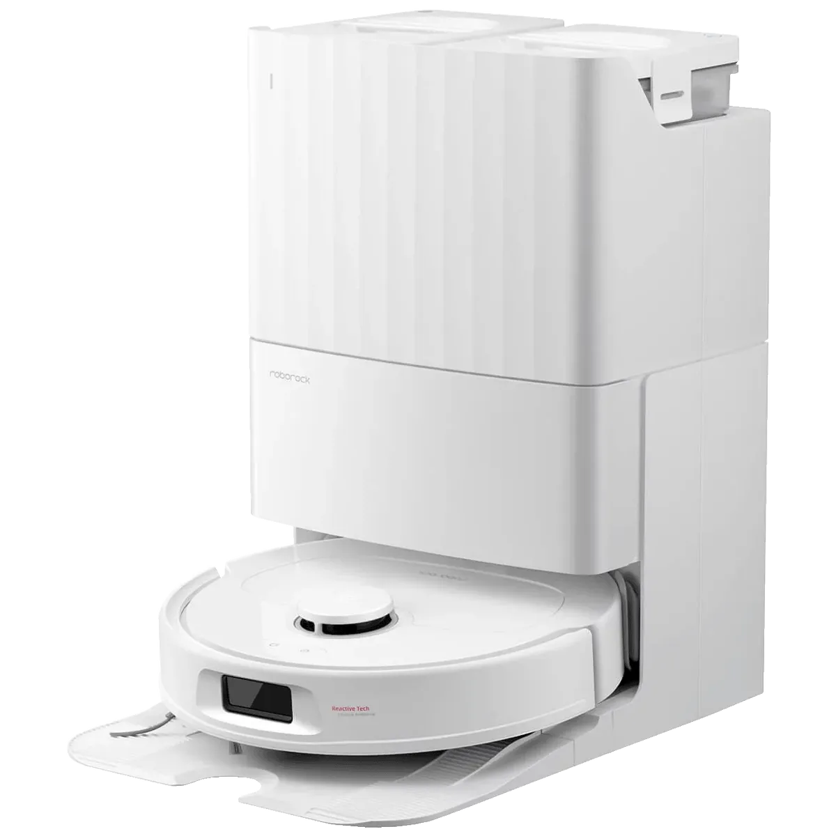 Roborock Robot usisavač sa stanicom za pražnjenje, 5200mAh, 10.000 Pa - QR798 White