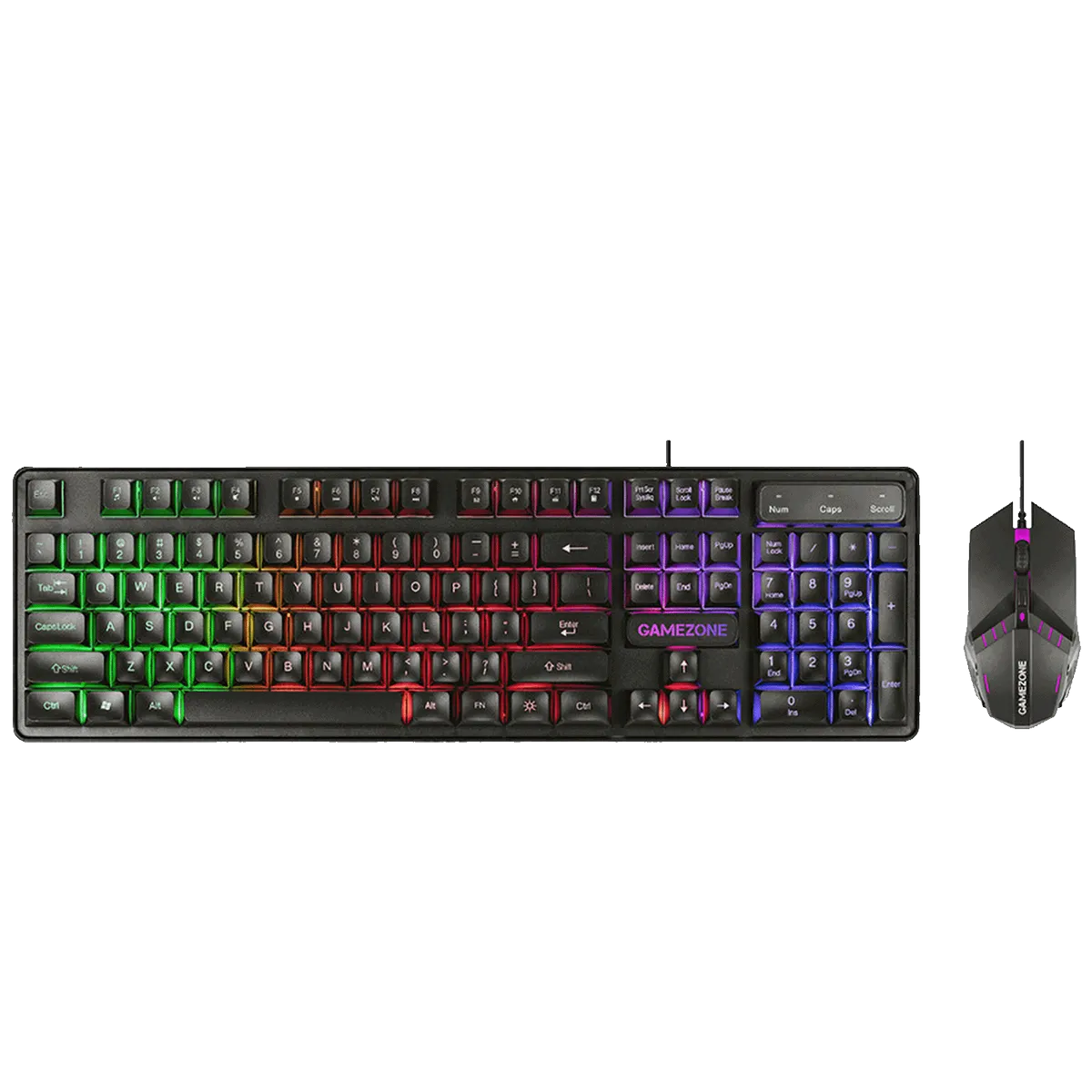 Tracer Tastatura sa osvjetljenjem, optički miš, gaming set, USB - Gaming set BOOST USB