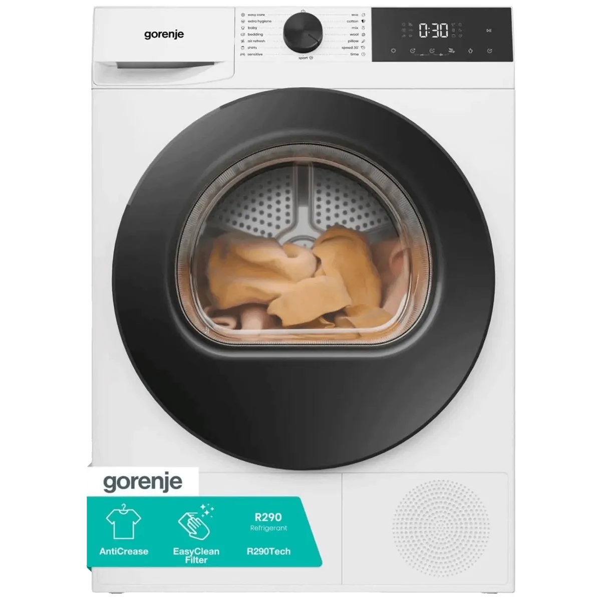 Gorenje Mašina za sušenje veša sa toplotnom pumpom, 8 kg., E - DG2P8E