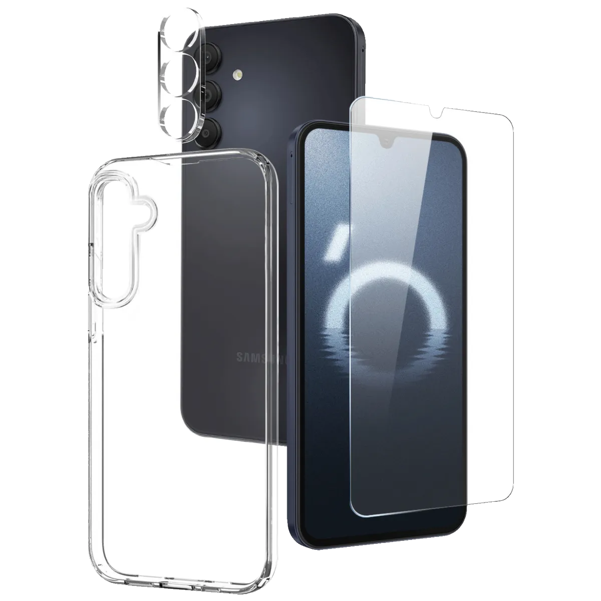 NN-Su Combo Maska za Samsung A16 sa sa zaštitom ekrana i objektiva - TPU Phone Case; Screen Protector