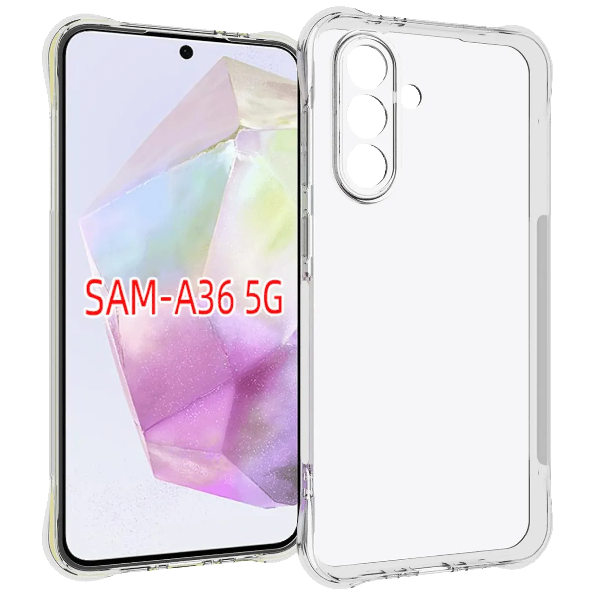 NN-Su Maska za Samsung A36 5G, Transparent - Galaxy A36 5G TPU Phone Case