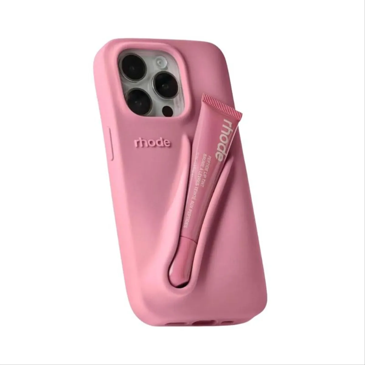 Samsung S25 Ultra Rhode Lip Case Pink