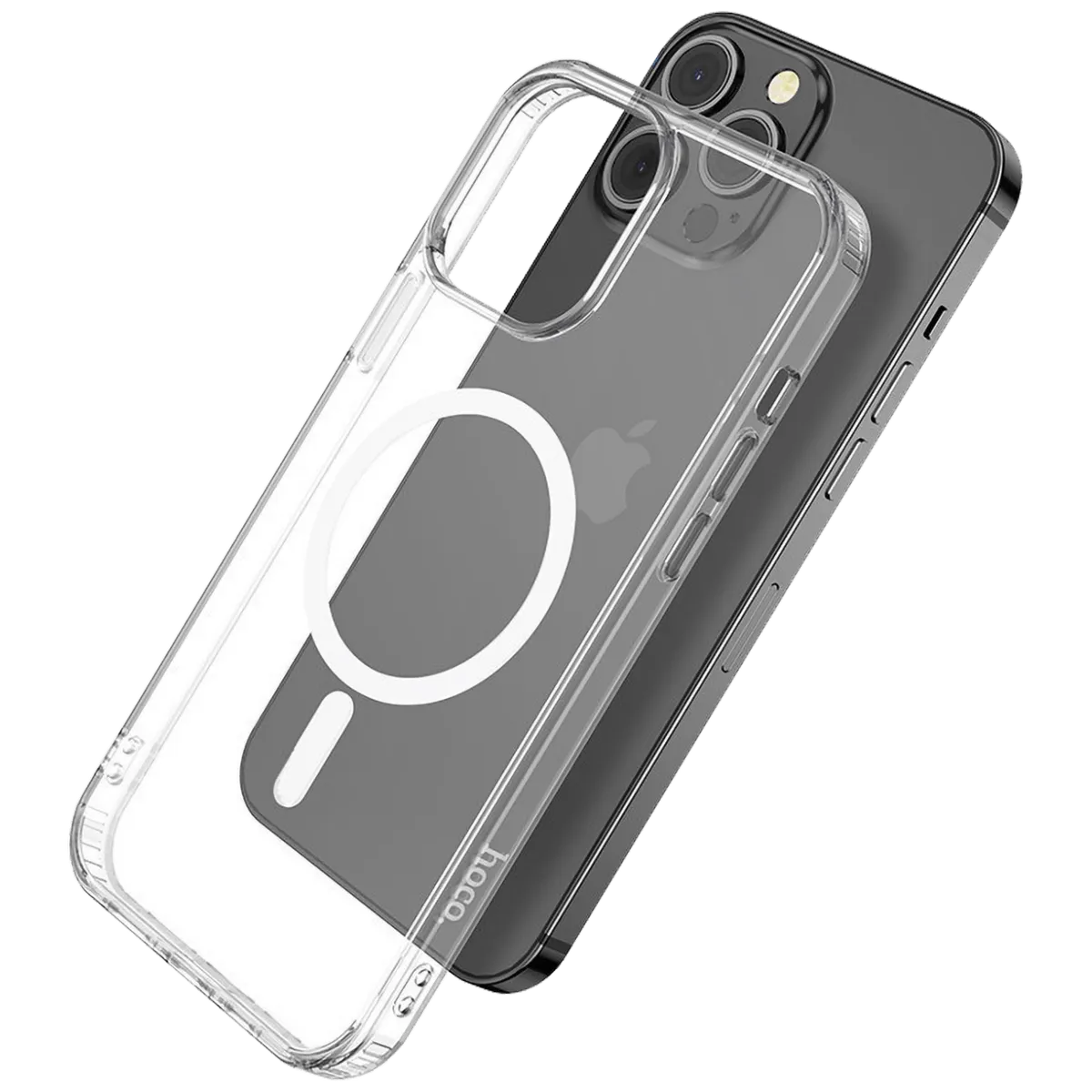 hoco. Maska za iPhone 14 Pro, magnetic, transparent - Phone case iP14 Pro