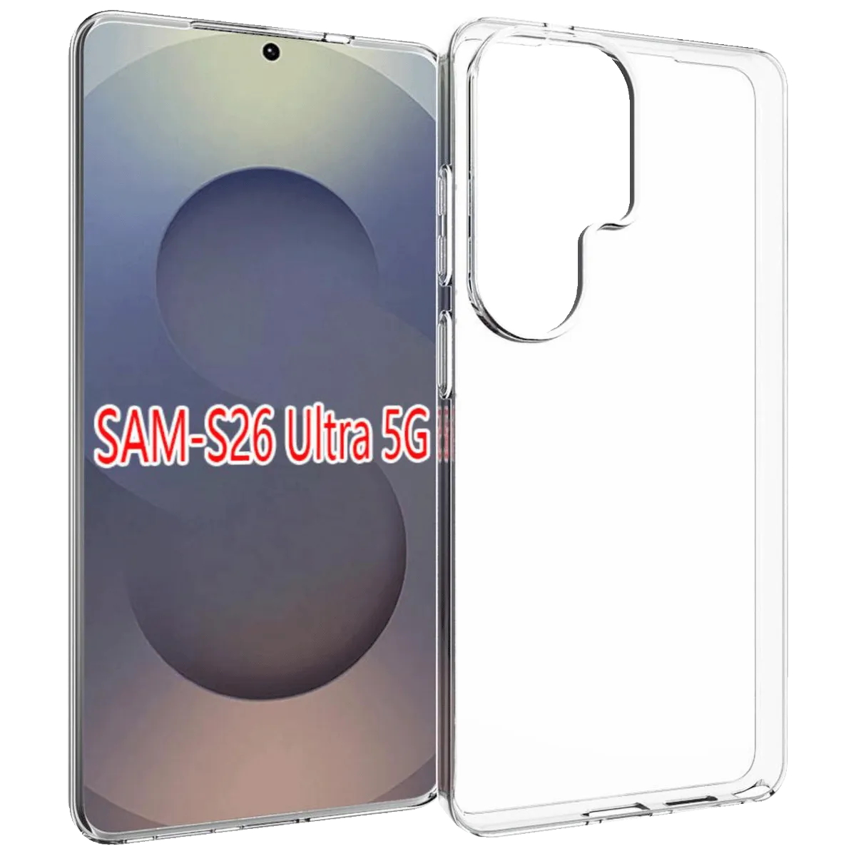 NN-Su Maska za Samsung S26 Ultra 5G, Transparent - Galaxy S26 Ultra 5G TPU Phone Case