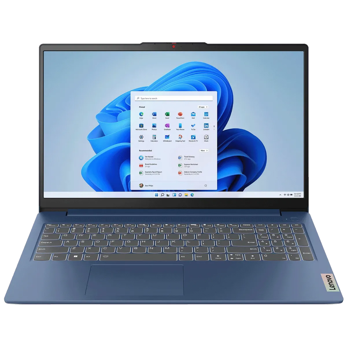 Lenovo Laptop 15.6", AMD Ryzen 5 40, 4.3GHz, 16GB, SSD 512GB - IdeaPad Slim 3 15AMN8, 82XQ01CVSC