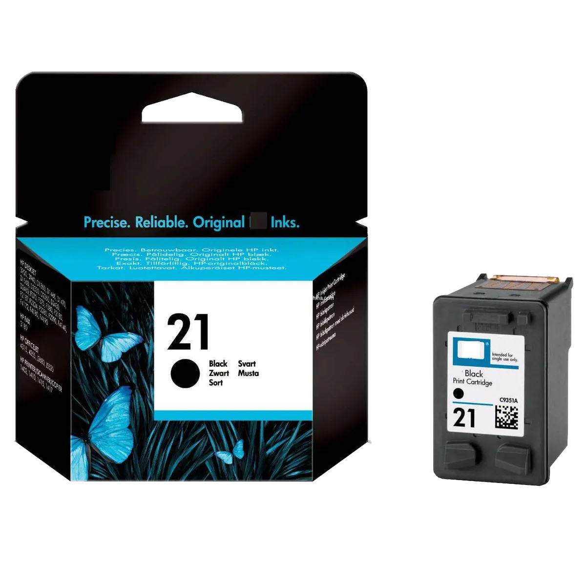 HP Tinta 21 (C9351AE), crna , 9ml, 195 stranica