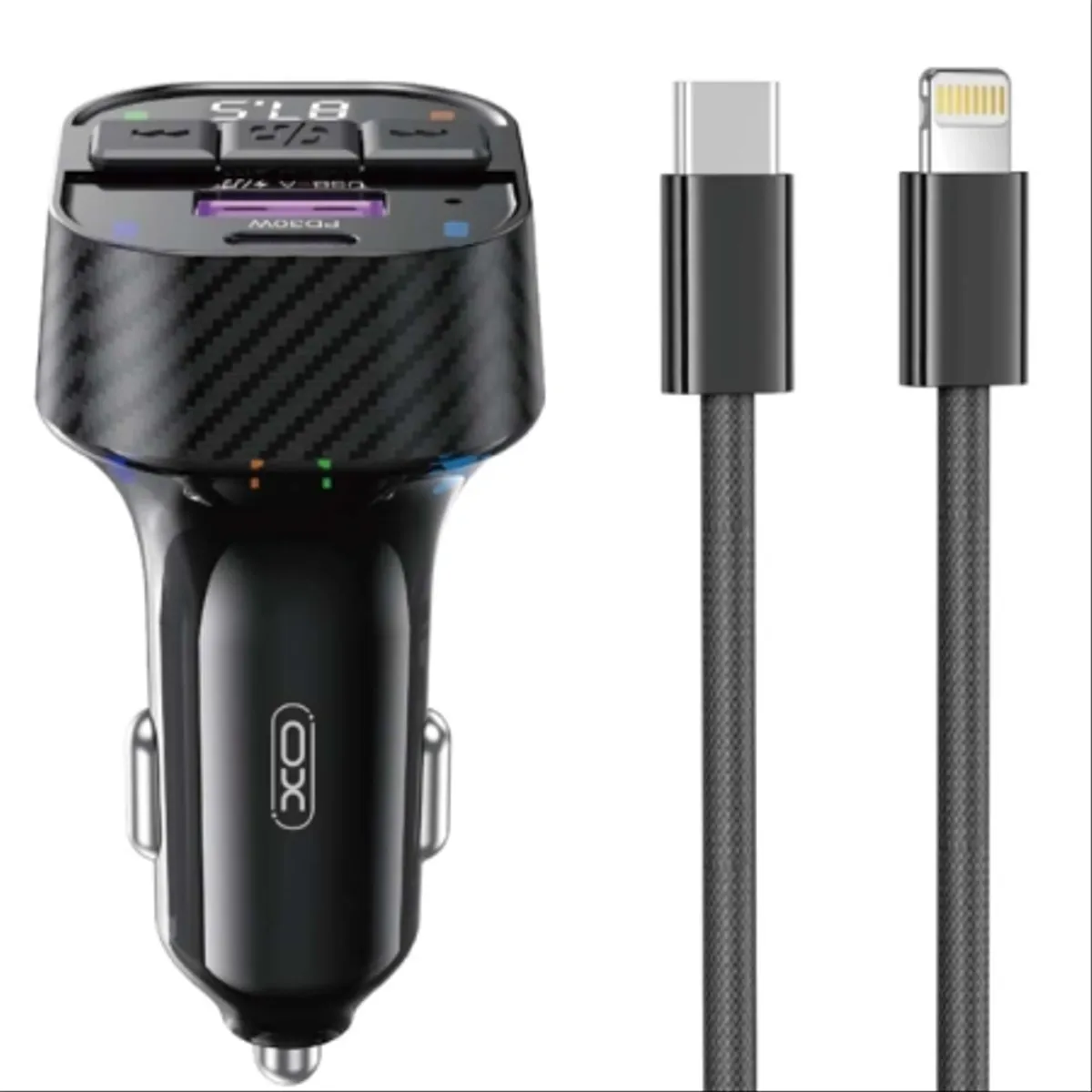 XO BCC17 FM Transmitter Bluetooth + Lightning Cable Q260A