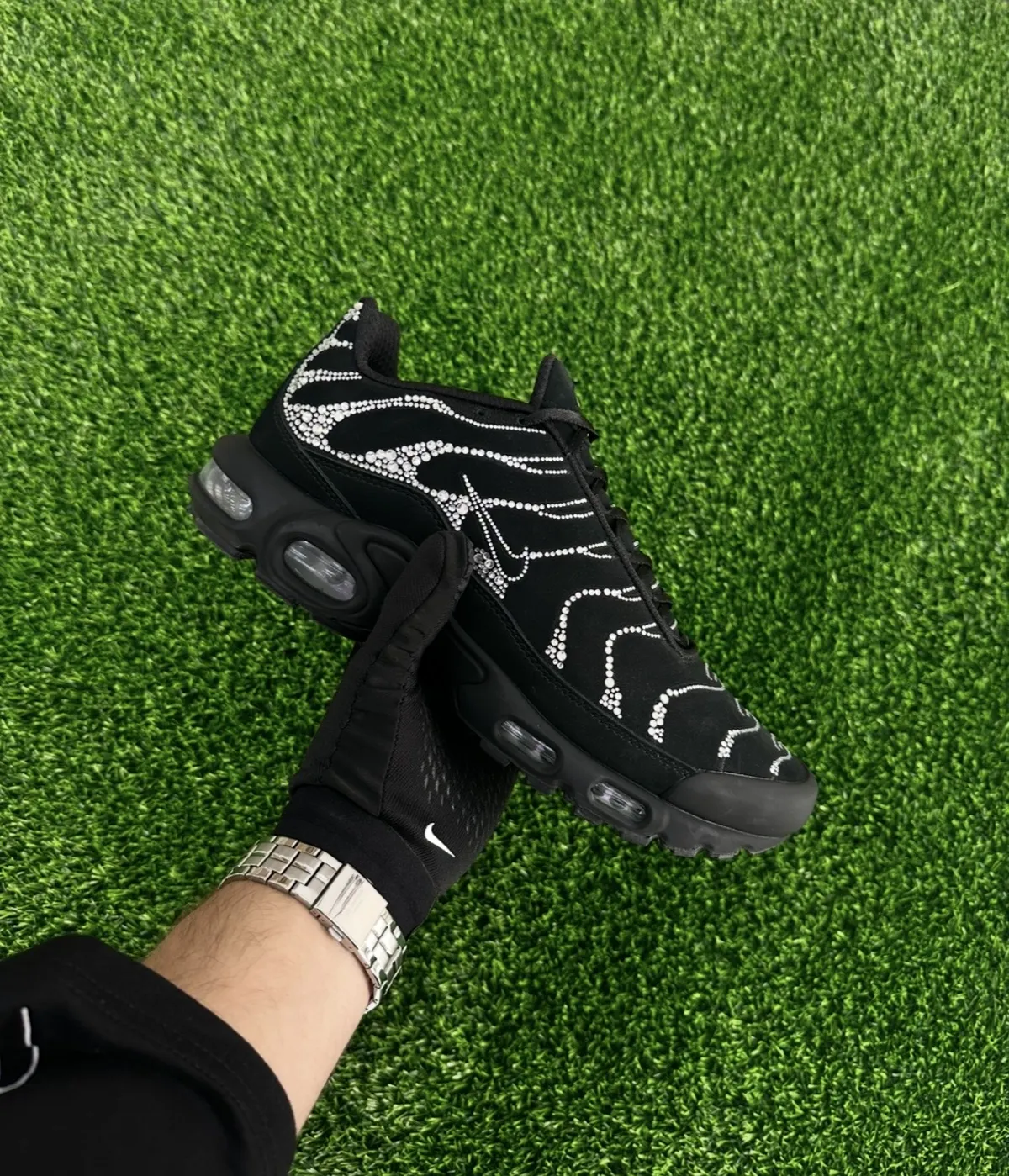 Nike TN Swarovski CRNE cirkoni svi brojevi dostava gratis