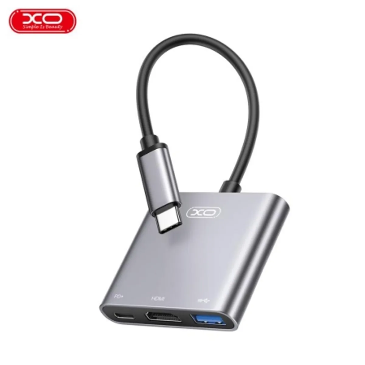 XO HUB011 3in1 Type-C multifunkcional docking station