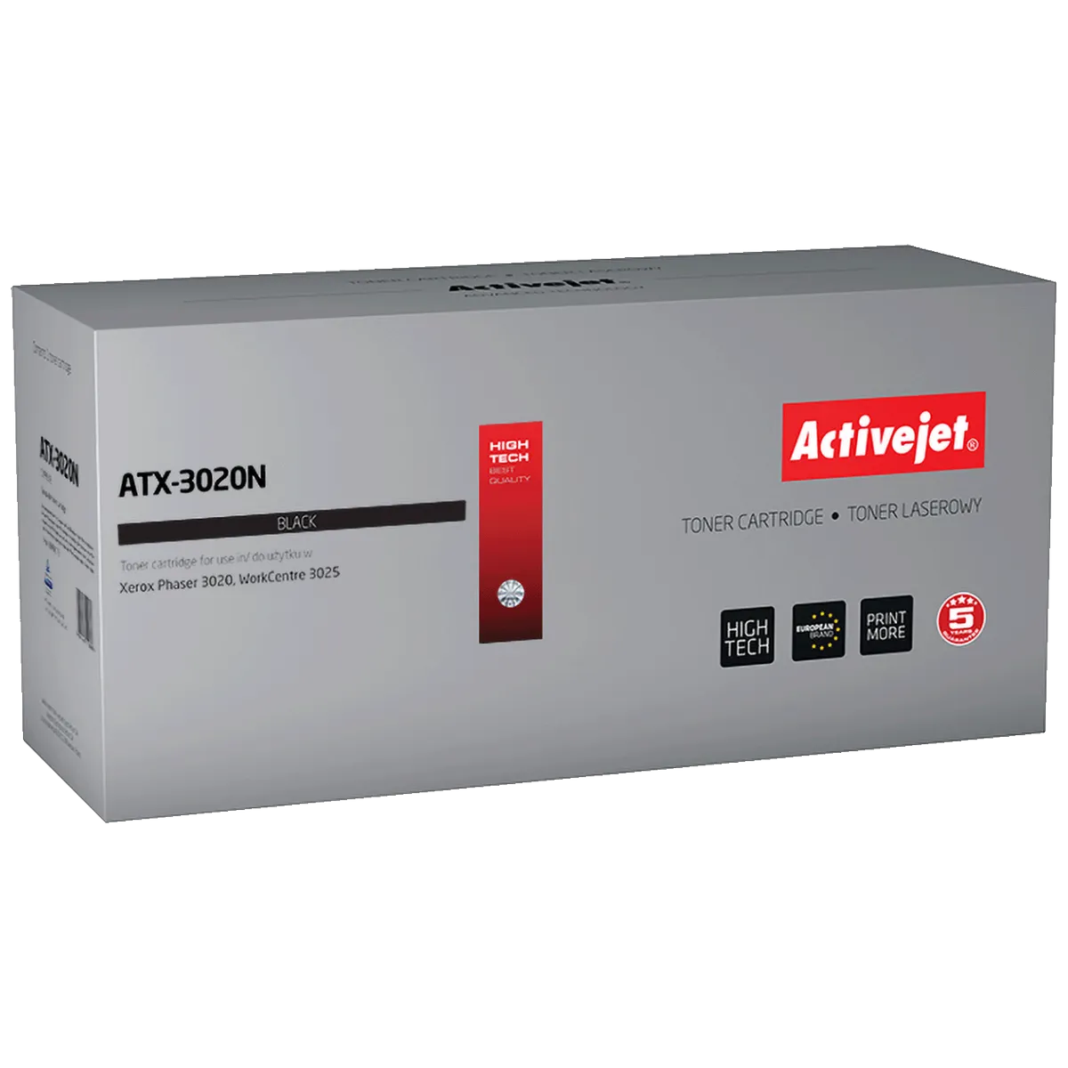 Activejet Toner za printer Xerox 3020, WorkCentre 3025, crni - ATX-3020N