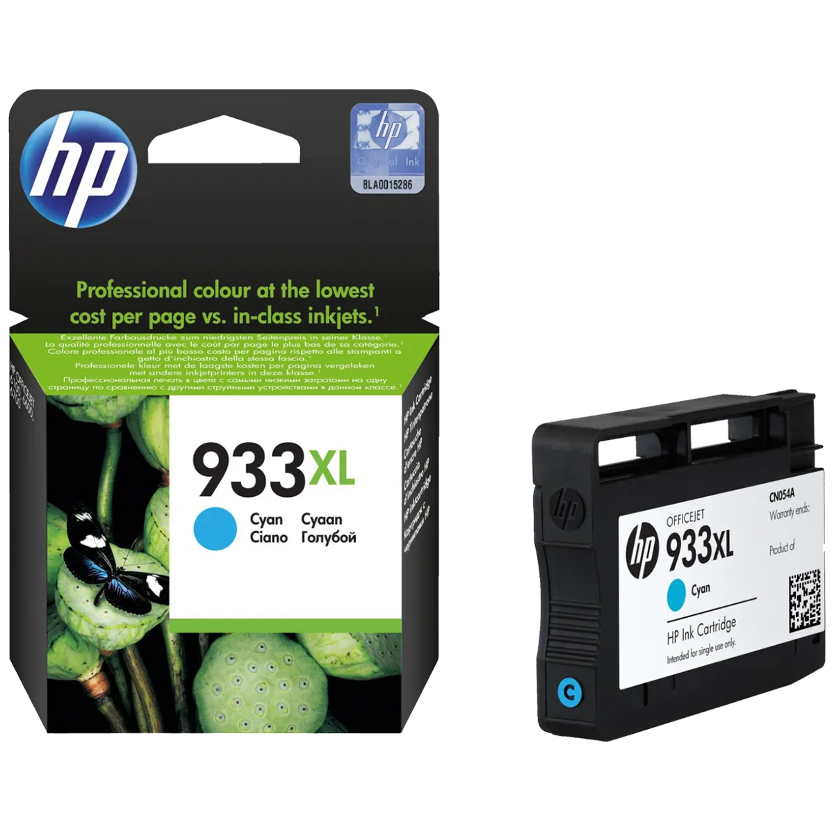 HP Tinta 933XL (CN053AE), cyan, 825 stranica - CN054AE