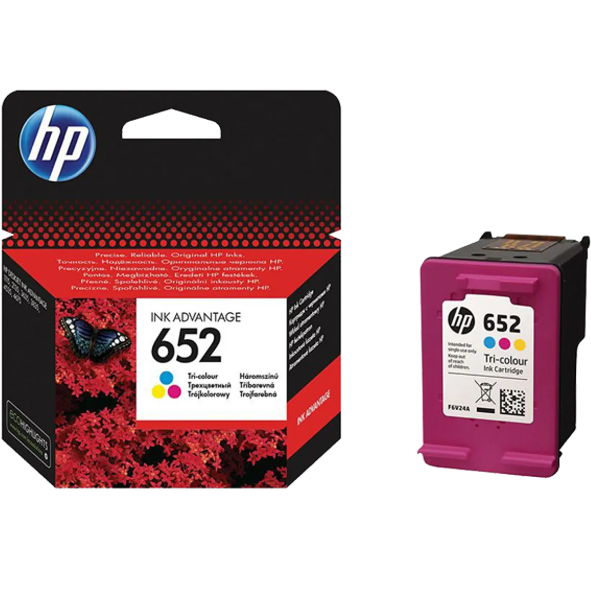 HP Tinta 652 (F6V24AE), boje, 200 str
