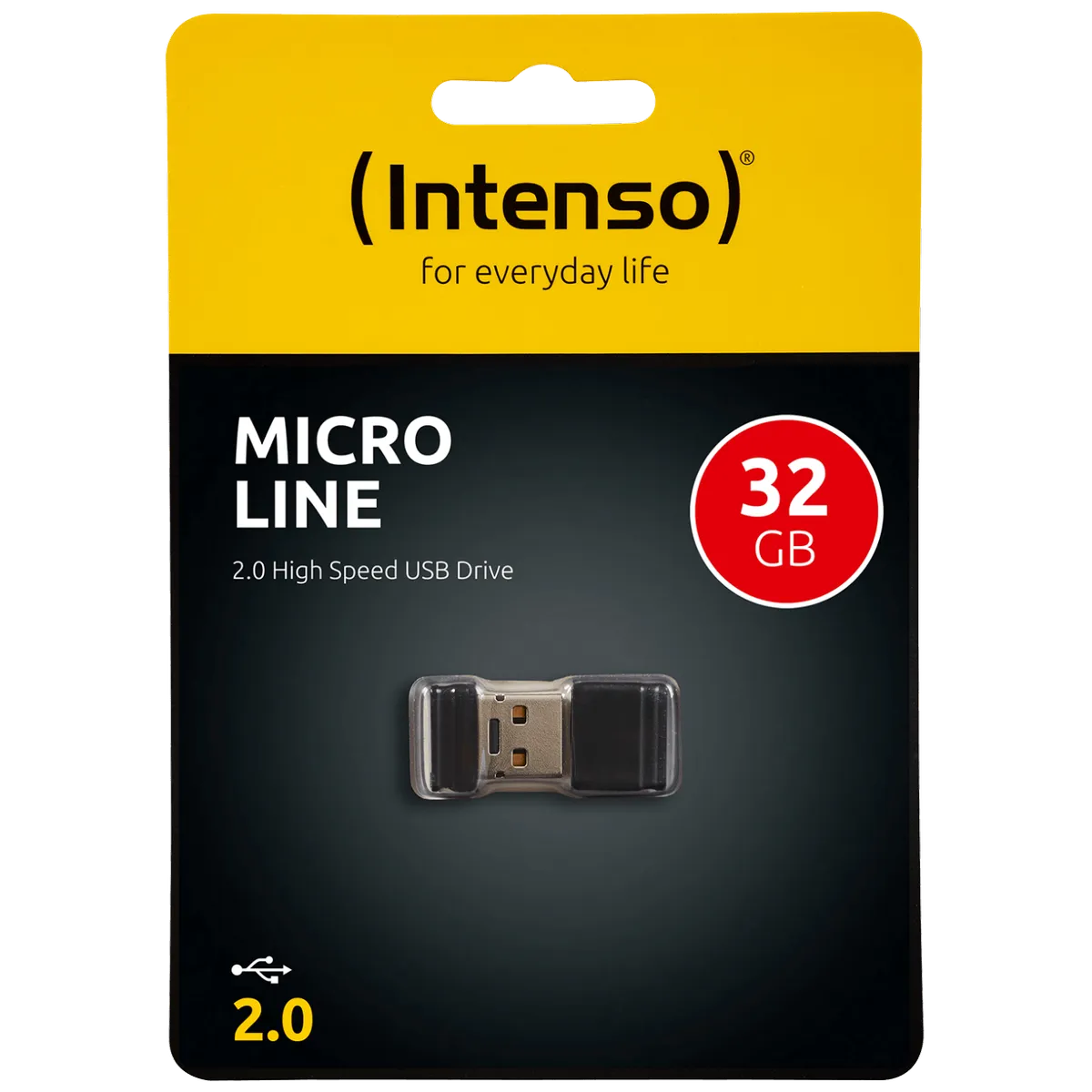 (Intenso) USB Flash drive 32GB Hi-Speed USB 2.0, Micro Line - ML32