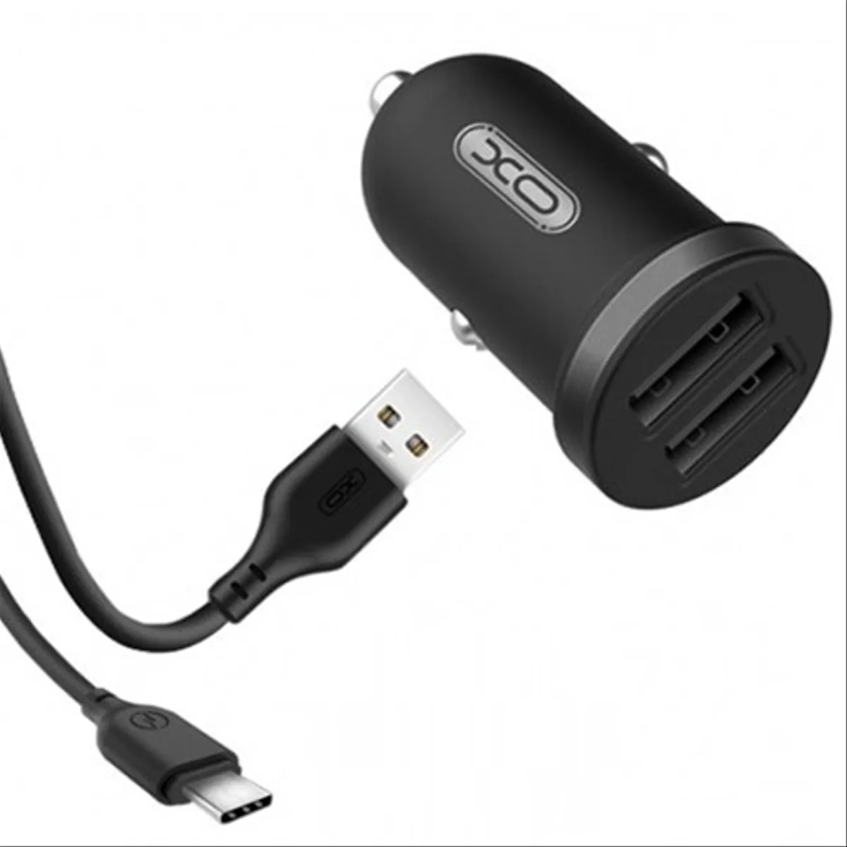 XO TZ08 Car charger + Micro USB Cable 1m