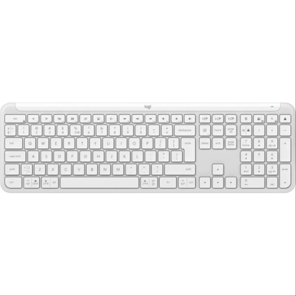Tastatura Logitech K950 Signature Slim Wireless White