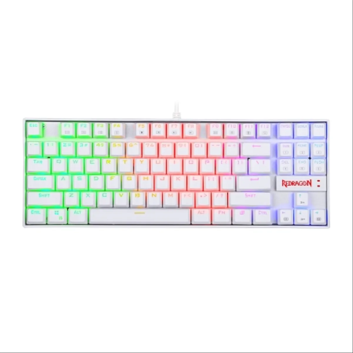 ReDragon - Gaming Mehanička Tastatura Kumara 2 K552-RGB White Red Switch