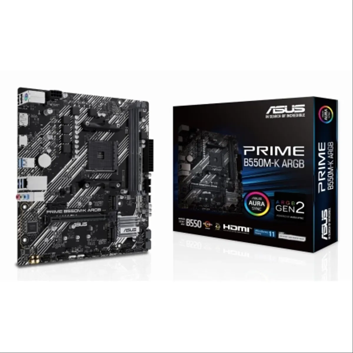 ASUS MB PRIME B550M-K ARGB AM4