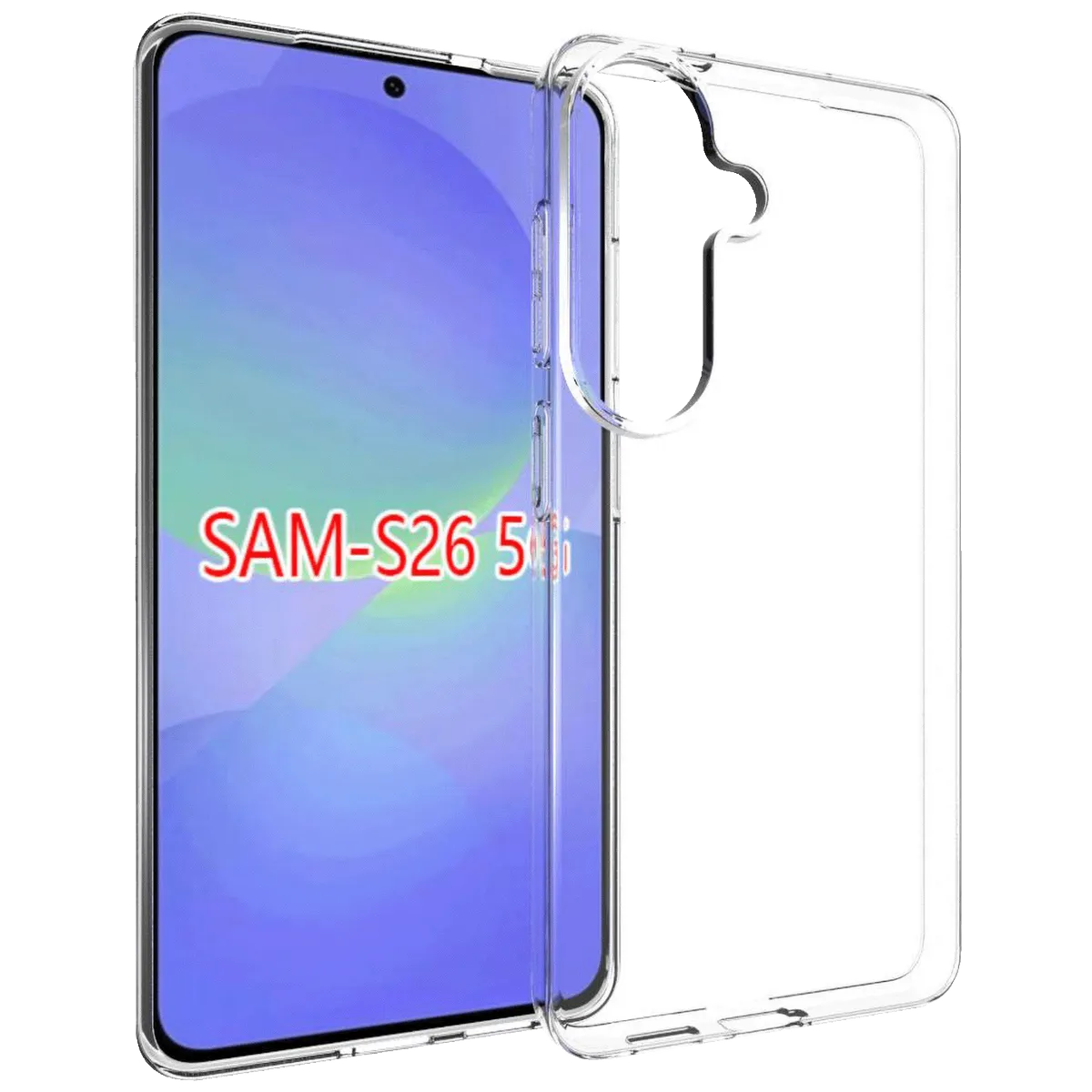 NN-Su Maska za Samsung S26 5G, Transparent - Galaxy S26 5G TPU Phone Case