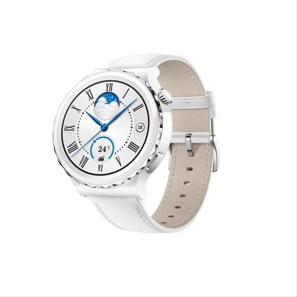 Pametni Sat Huawei Watch GT 3 Pro 43mm White - leather strap
