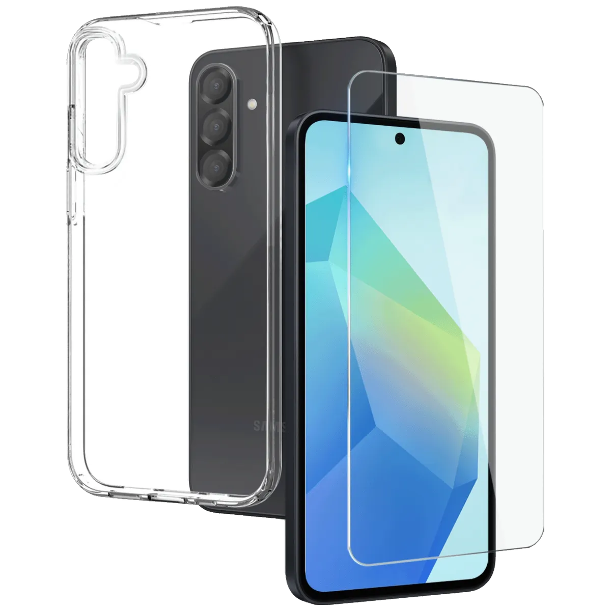 NN-Su Combo Maska za Samsung A56 5G sa sa zaštitom ekrana - A56 TPU Phone Case;Tempered Glass