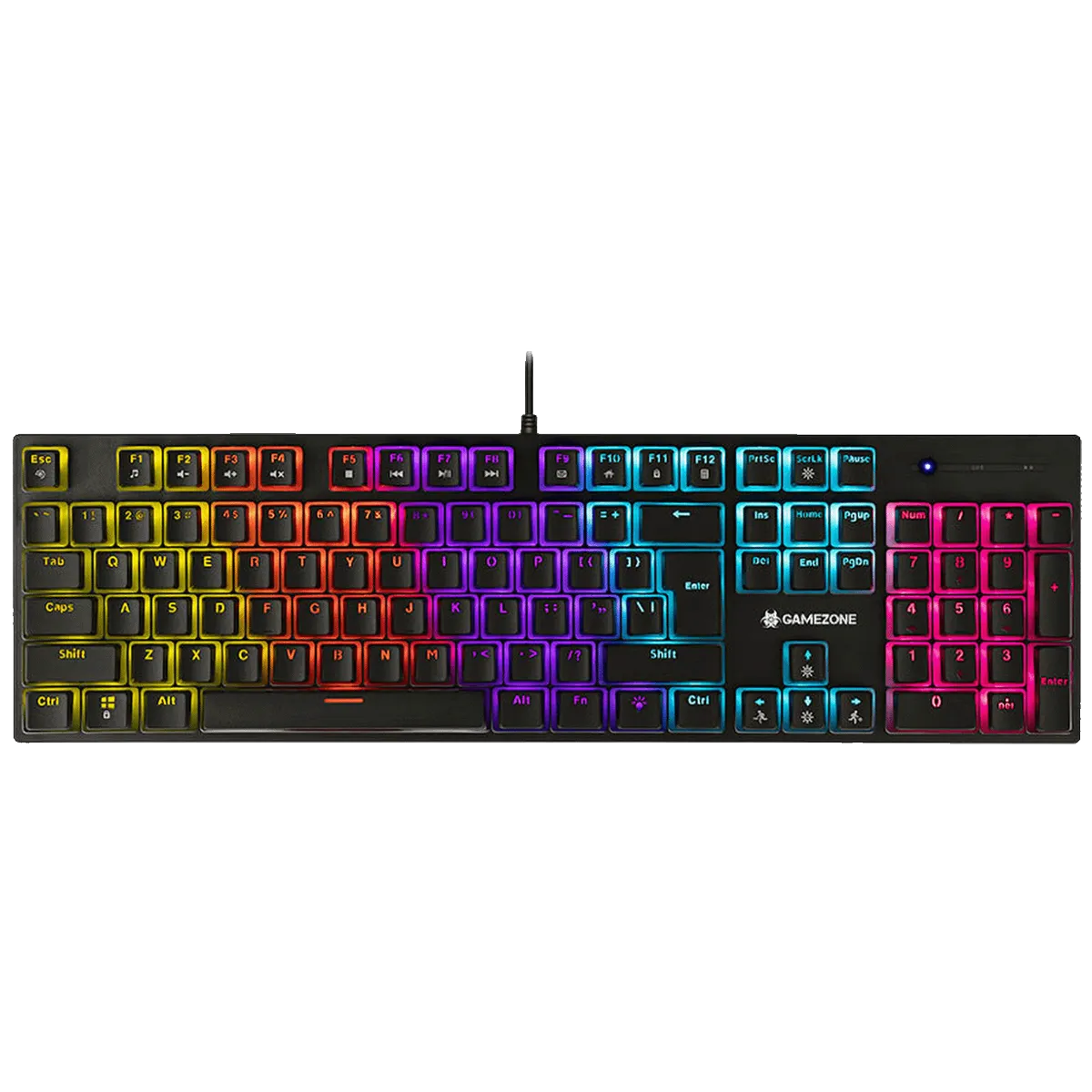 Tracer Tastatura sa osvjetljenjem, gaming, mehanička, USB - GAMEZONE UNIQUE (PUDDING) USB