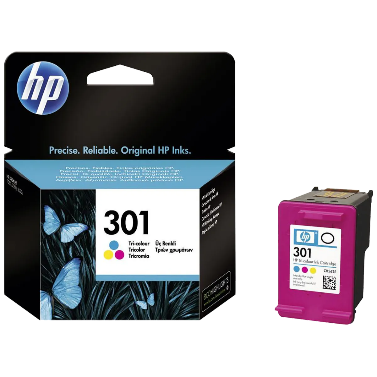HP Tinta 301 (CH562EE), boje , 3ml , 165 stranica