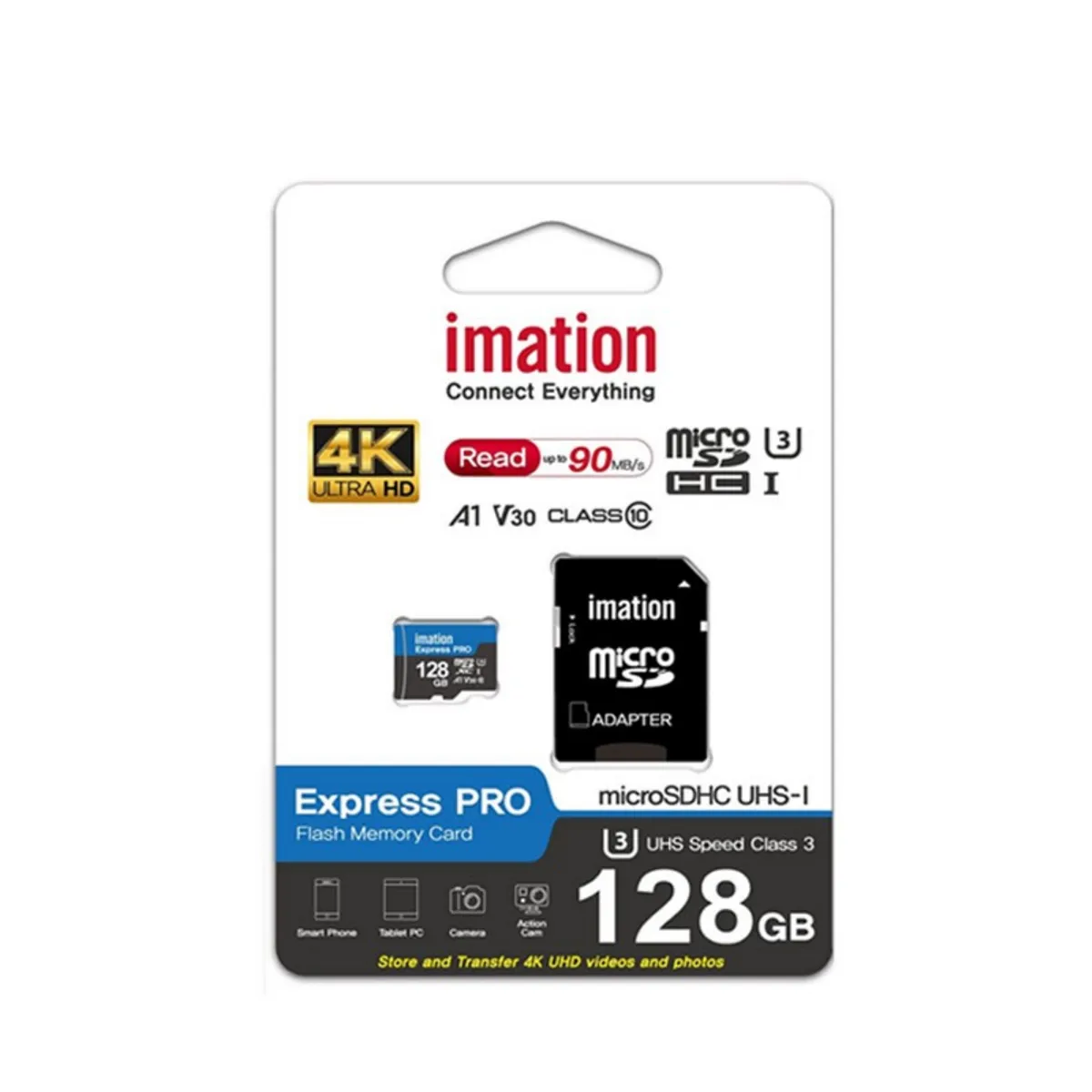 IMATION microSD 128GB U1 Class10 + adapter