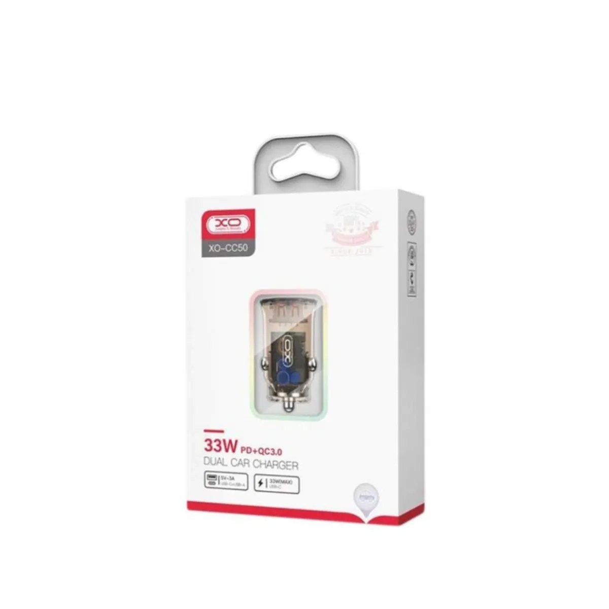 Auto punjac XO CC50 PD 20W QC3.0 18W USB+Type-C