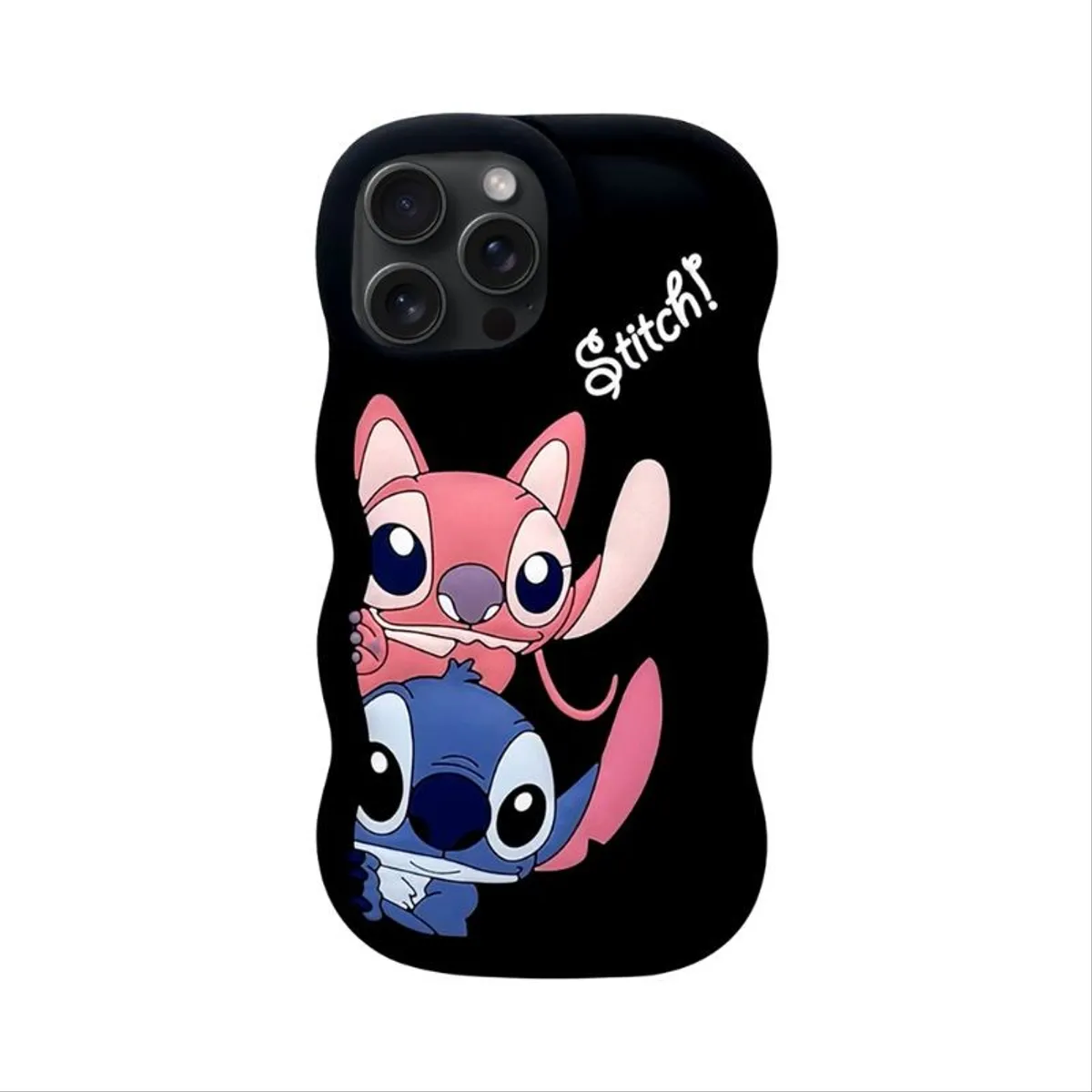 Silikonska maska Stitch Samsung A26 Crna