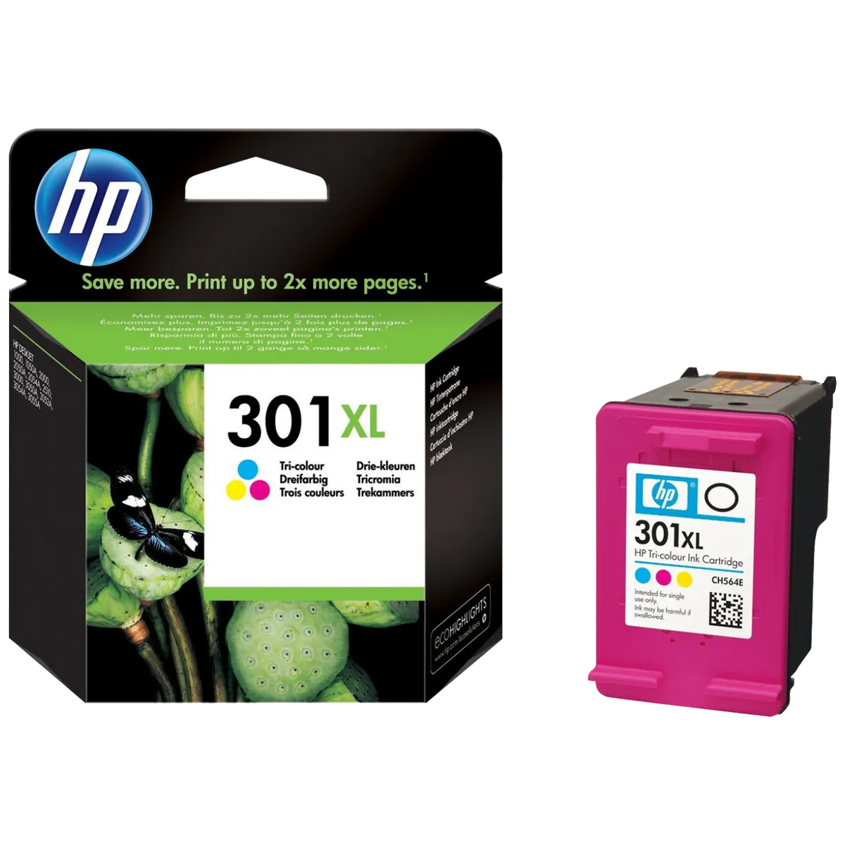 HP Tinta 301XL (CH564EE ), boje, 6ml, 330 str