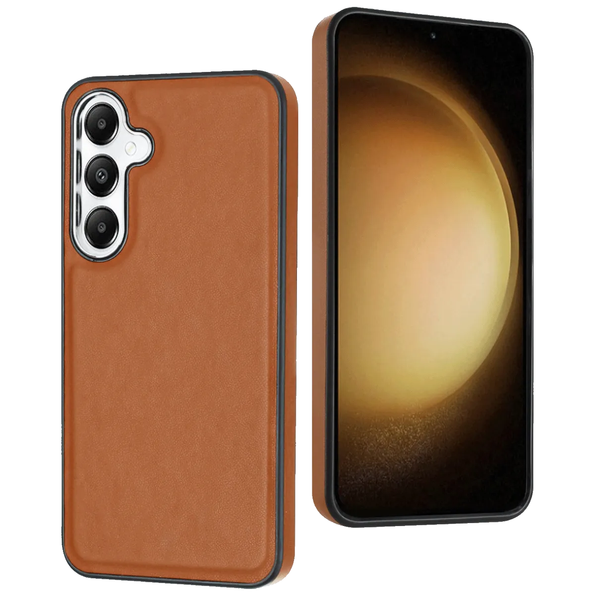 NN-Su Maska za Samsung S24+, koža, braon - Galaxy S24+ Leather Case(Brown)