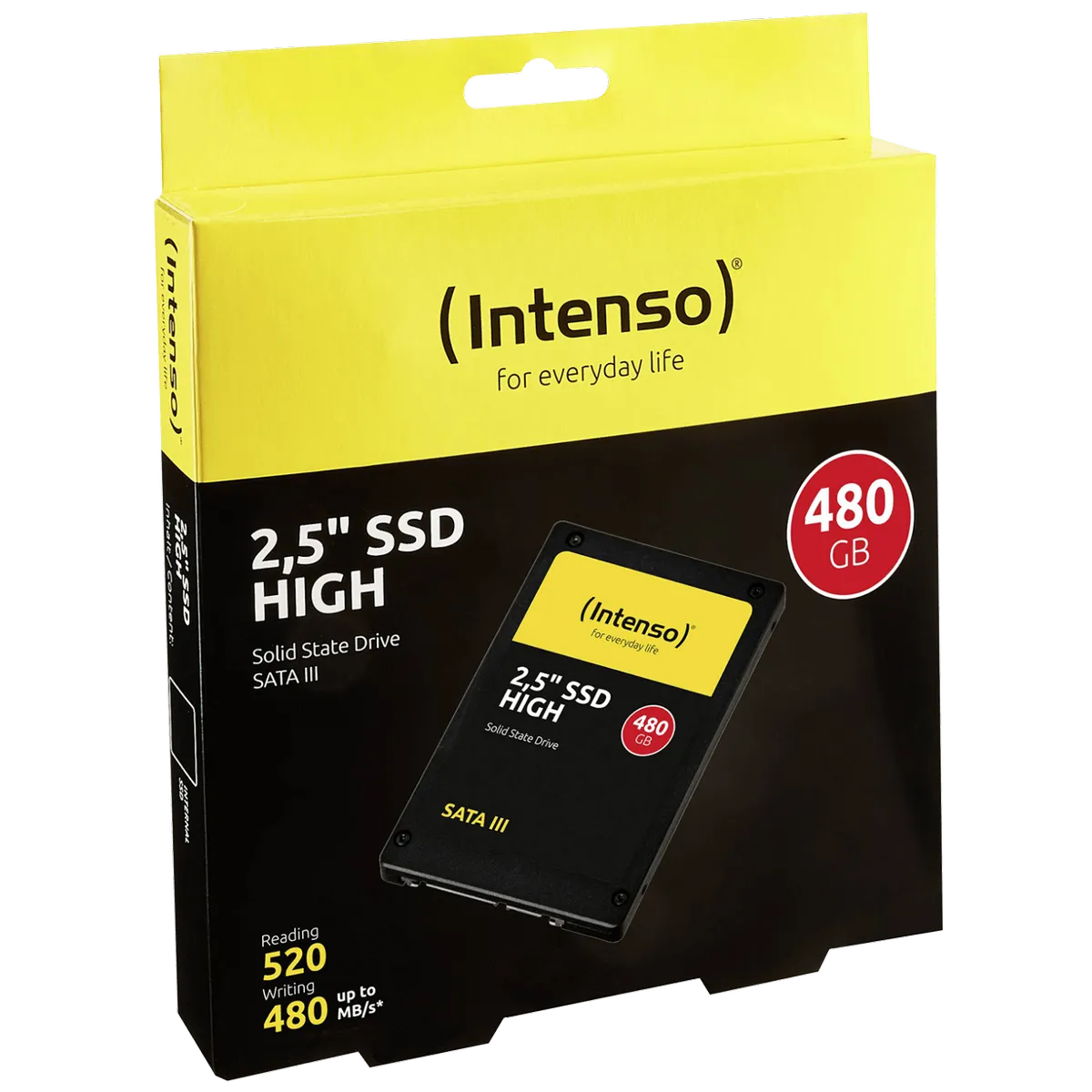 (Intenso) SSD Disk 2.5", kapacitet 480GB, SATA III High - SSD-SATA3-480GB/High