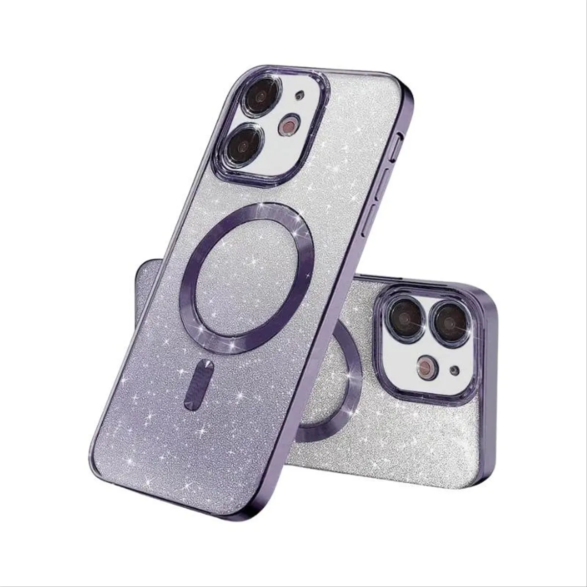 MagSafe glitter maskica iPhone 17 Purple