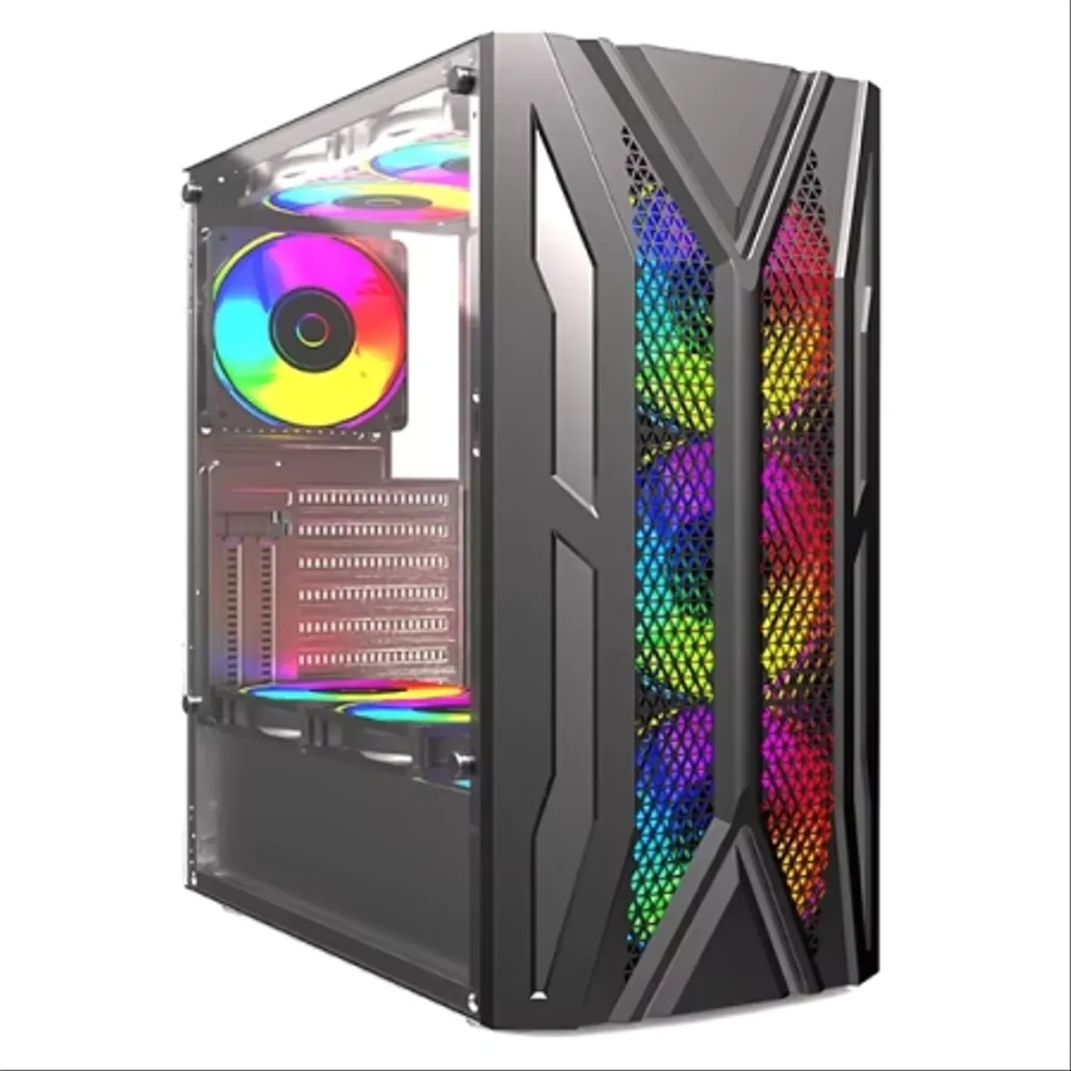 UBIT Gaming Case SKGCTZIX + 4 RGB FANS