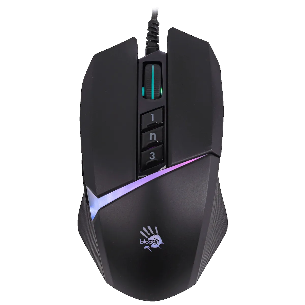 Bloody Miš optički, gaming, 10.000 dpi, RGB, USB - A4-W60 Max